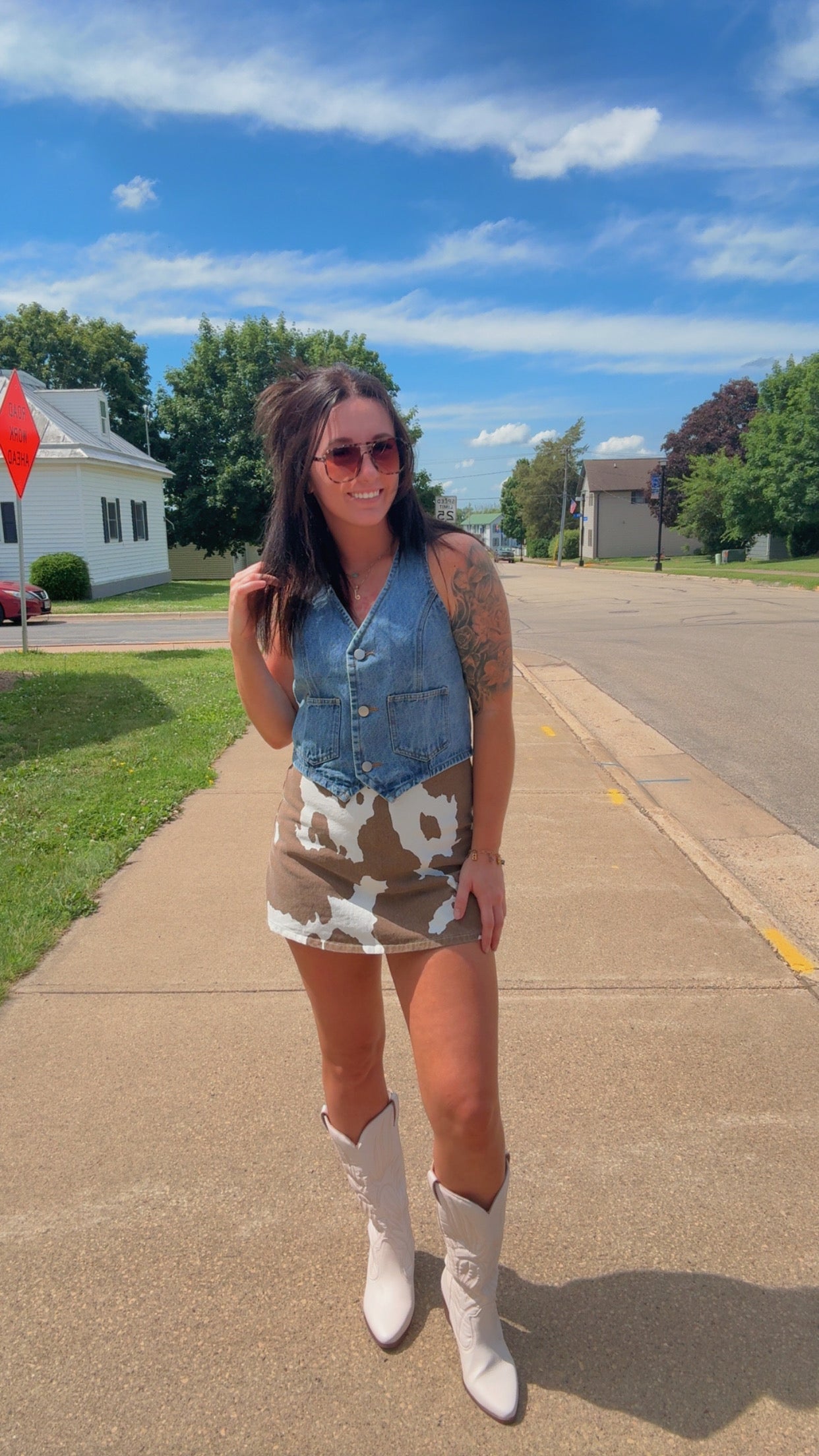 Amanda Printed Skort