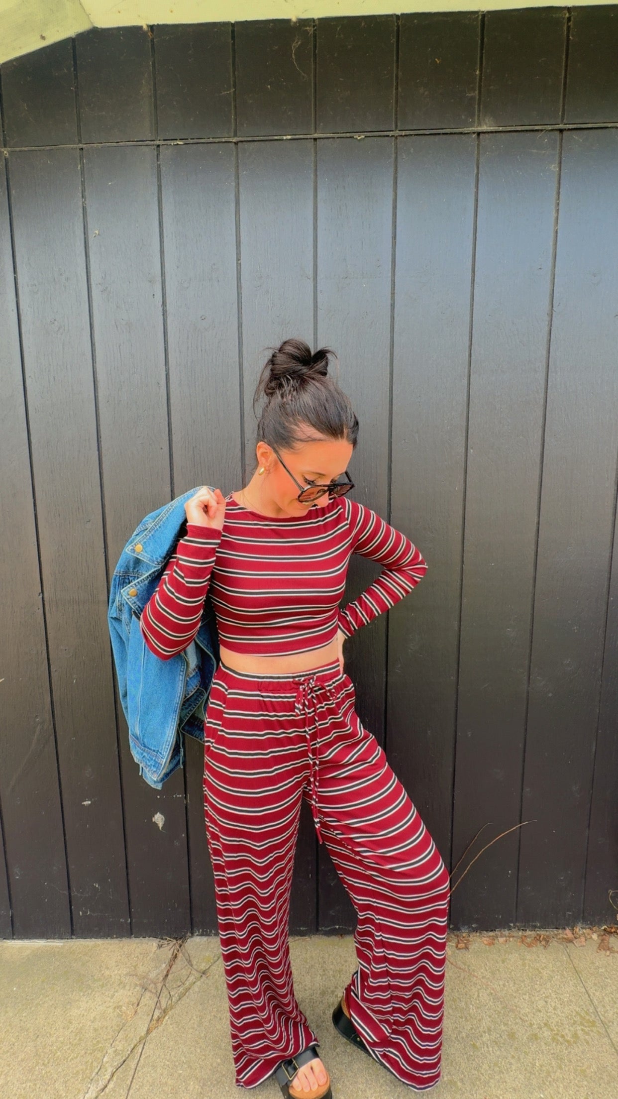 Lennon Striped Lounge Set