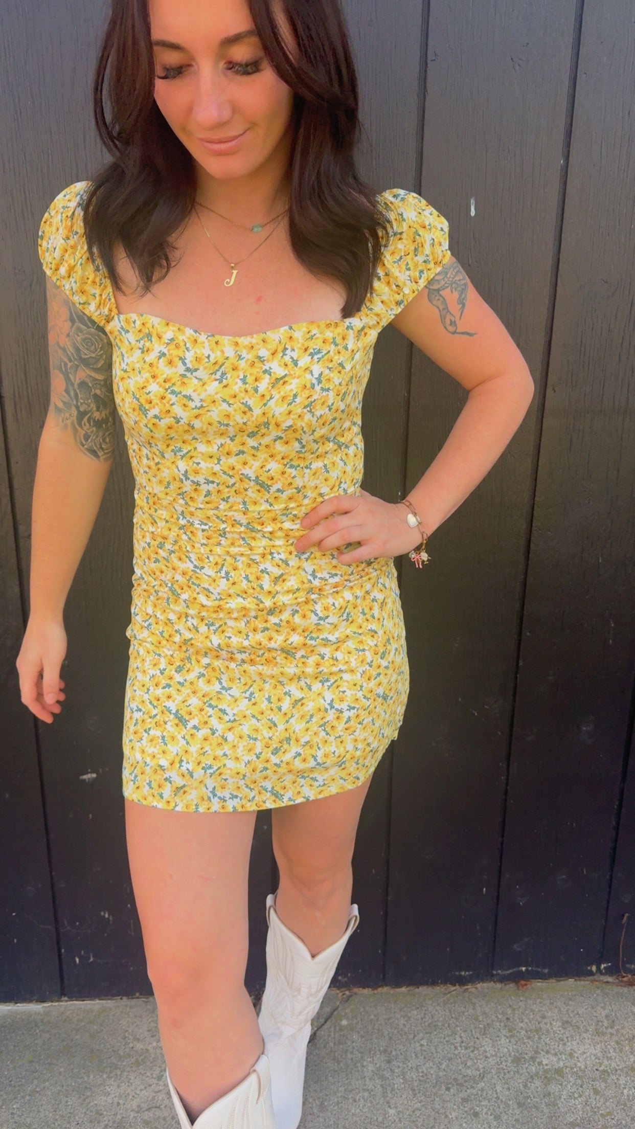 Lindsay Floral Mini Dress