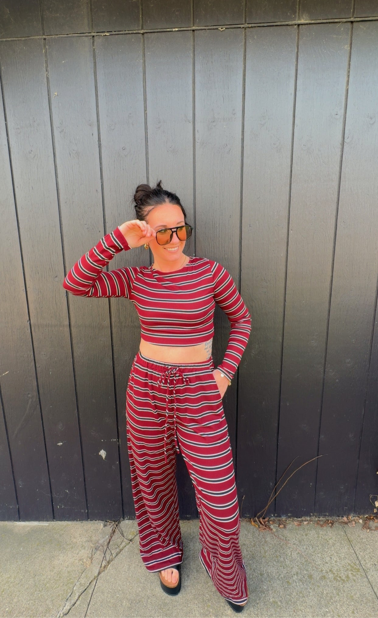 Lennon Striped Lounge Set