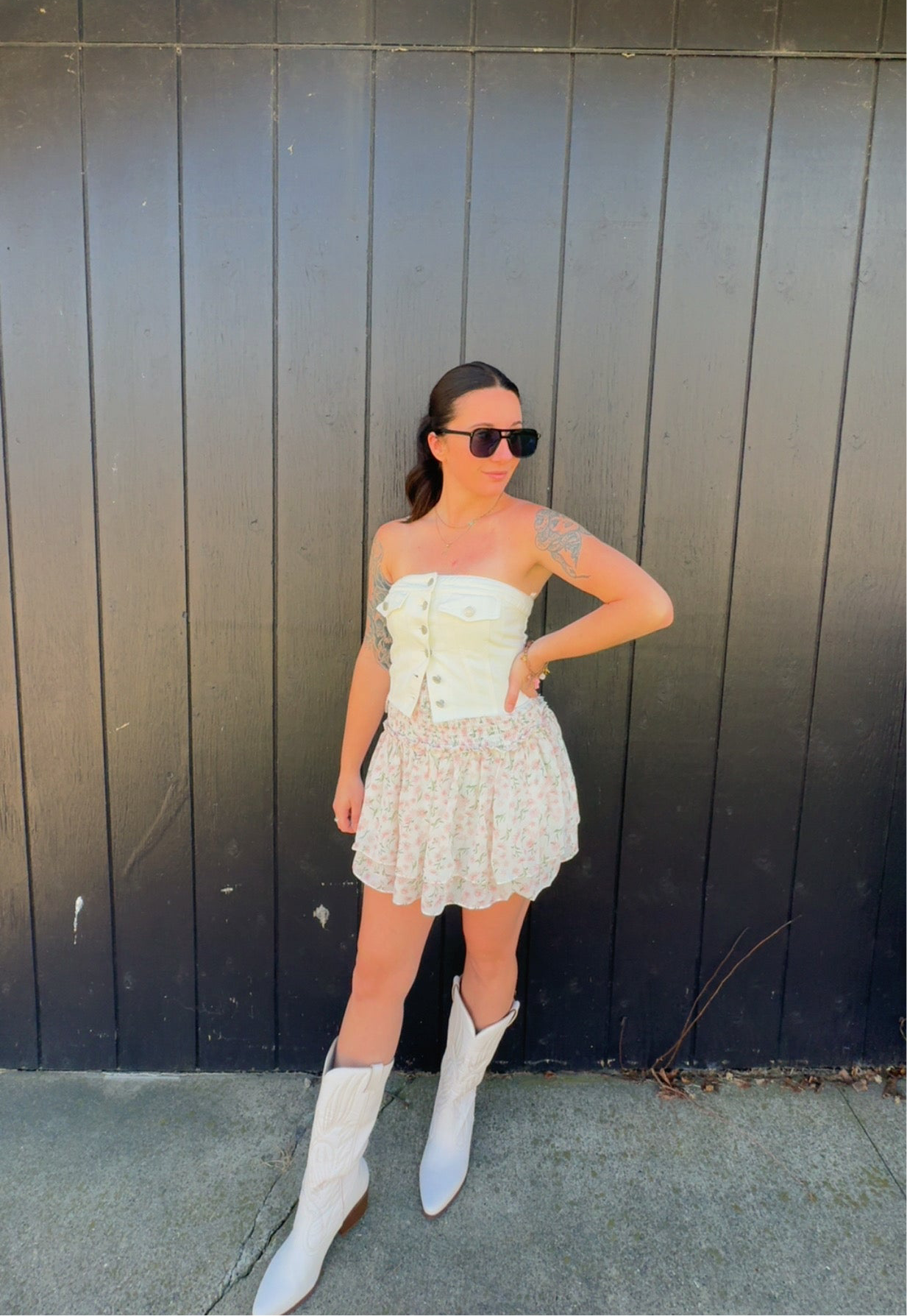 Aleah Floral Skirt