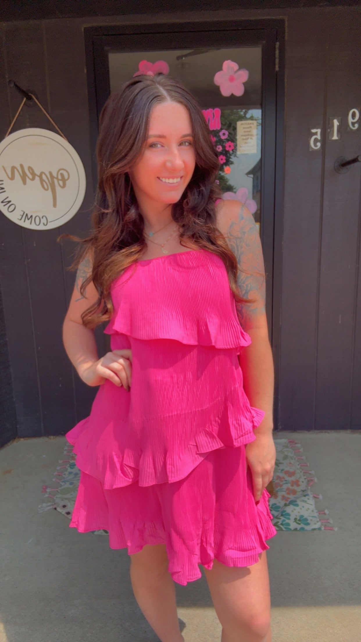 Tegan Tiered Mini Dress