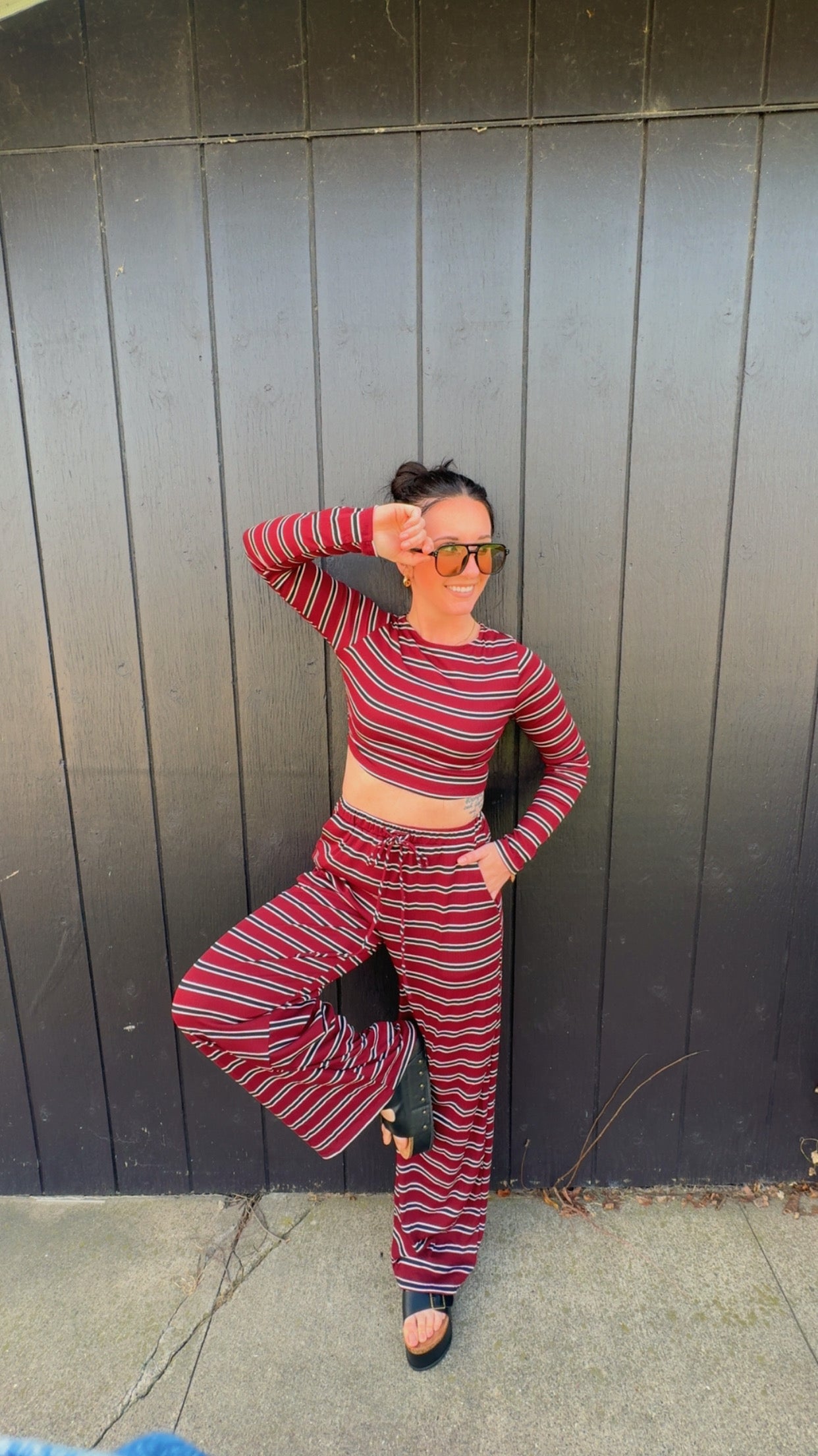 Lennon Striped Lounge Set