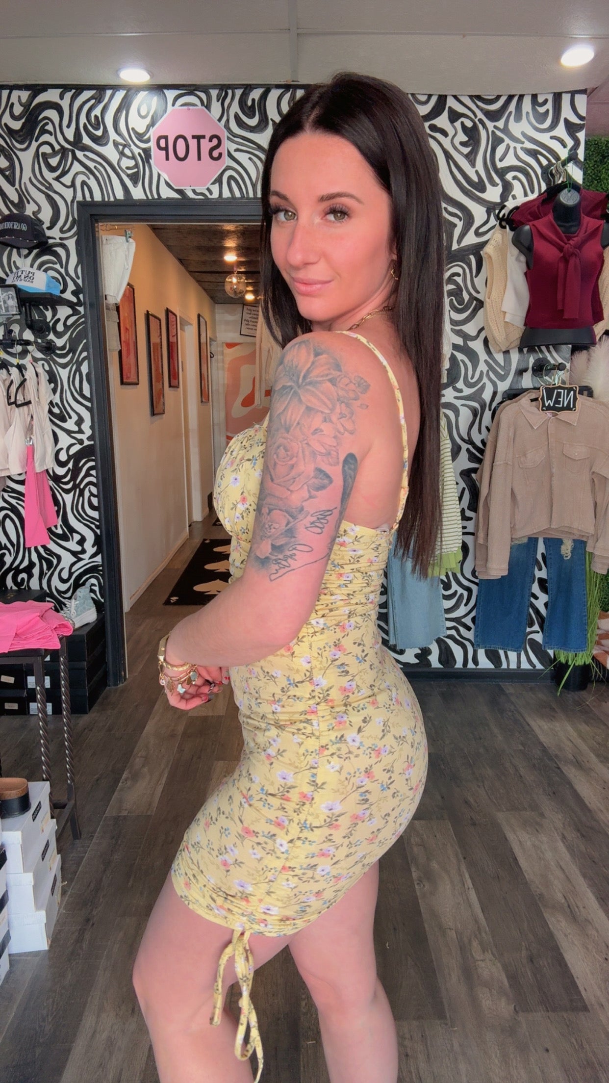 Frankie Floral Cami Bodycon Mini Dress