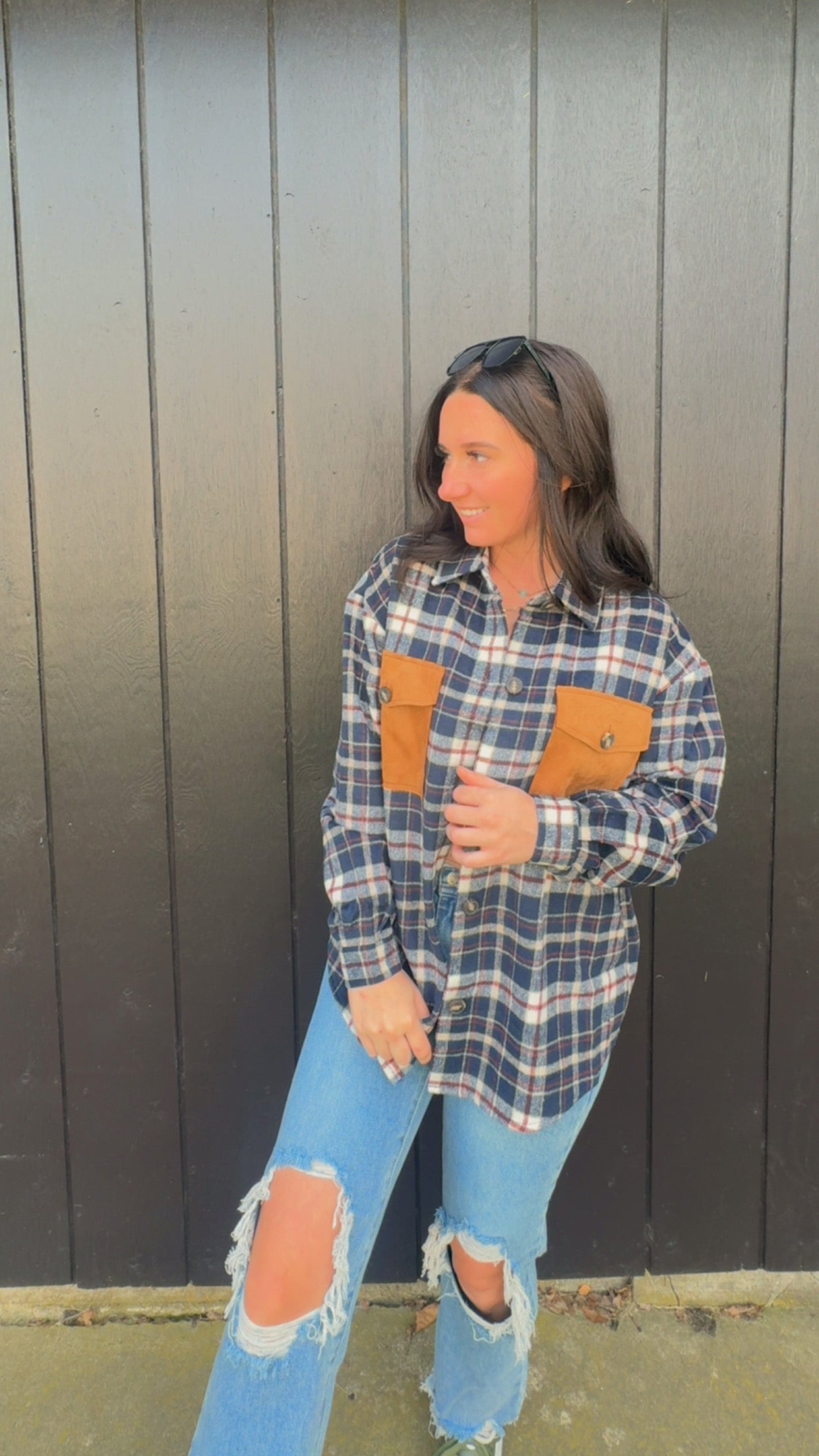 Fawn Pocket Detail Shacket