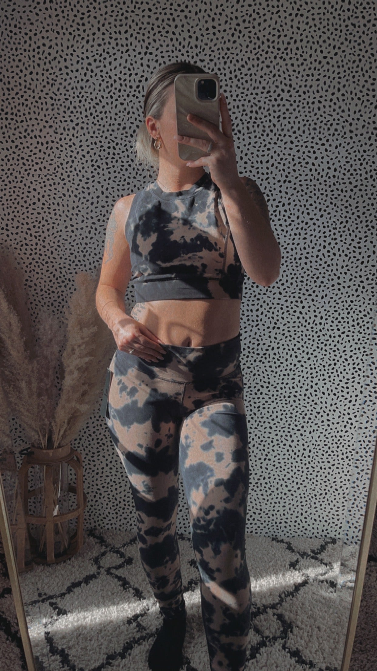 Washed Racerback Sports Bra