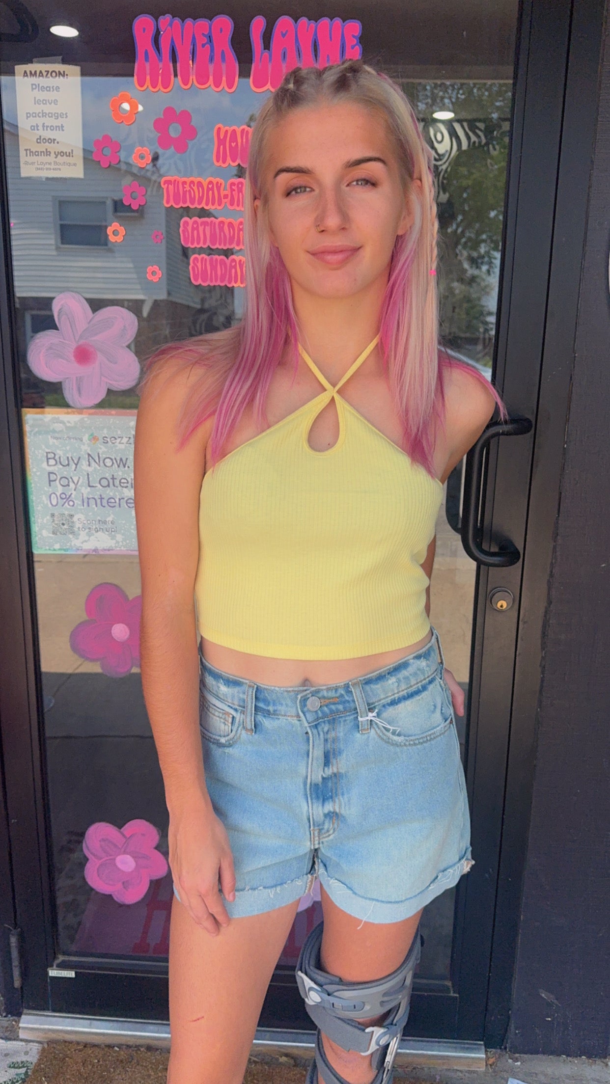 Sunni Halter Crop Top