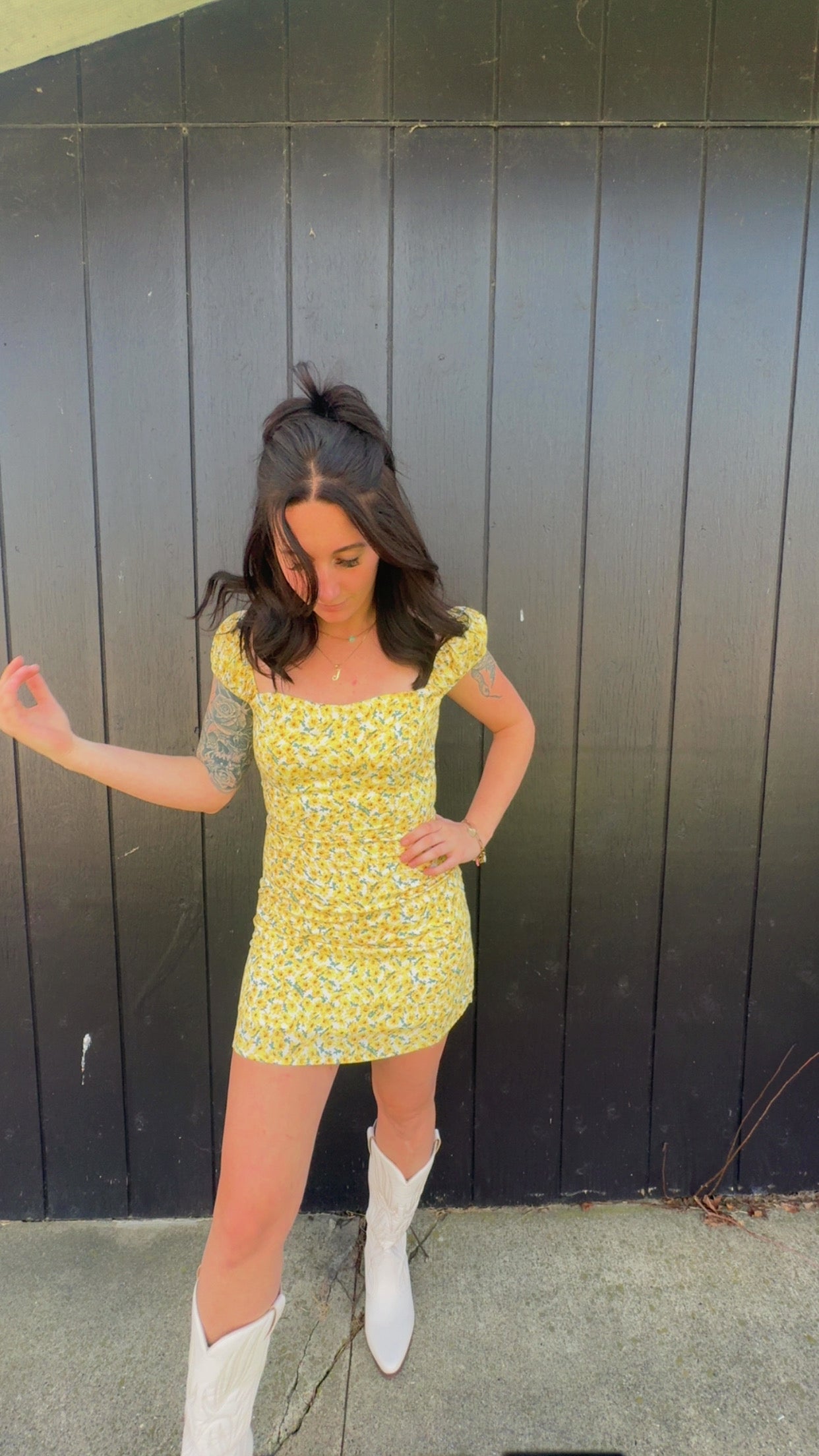Lindsay Floral Mini Dress