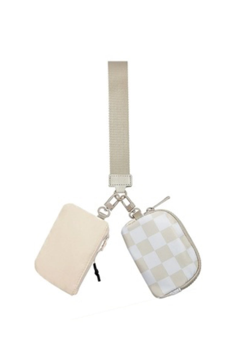 Checker Keychain Wallet