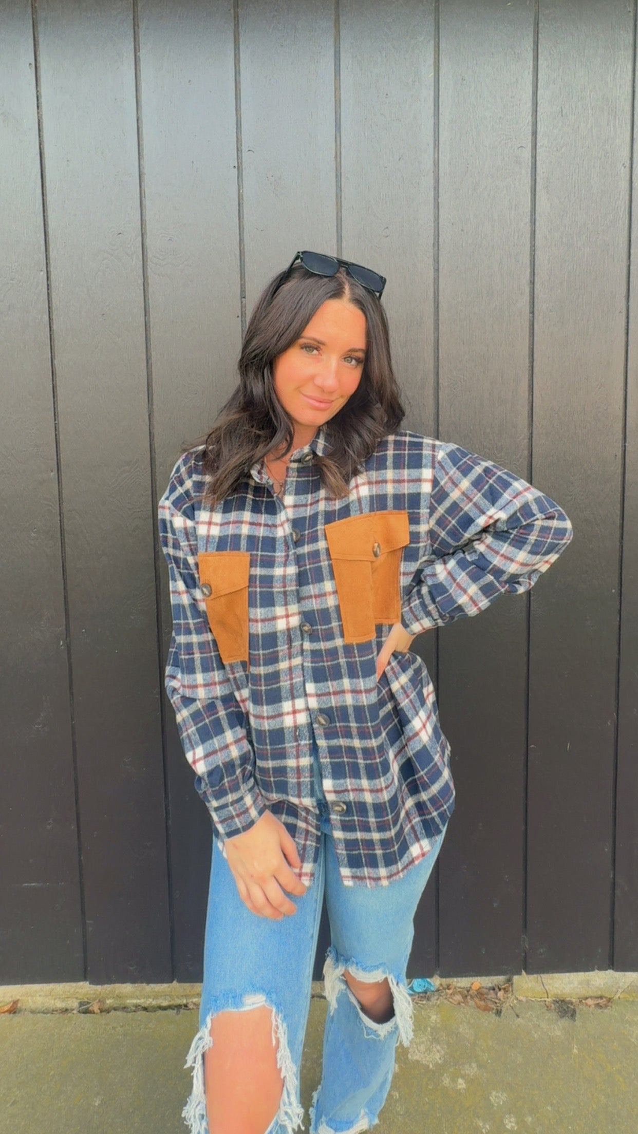 Fawn Pocket Detail Shacket