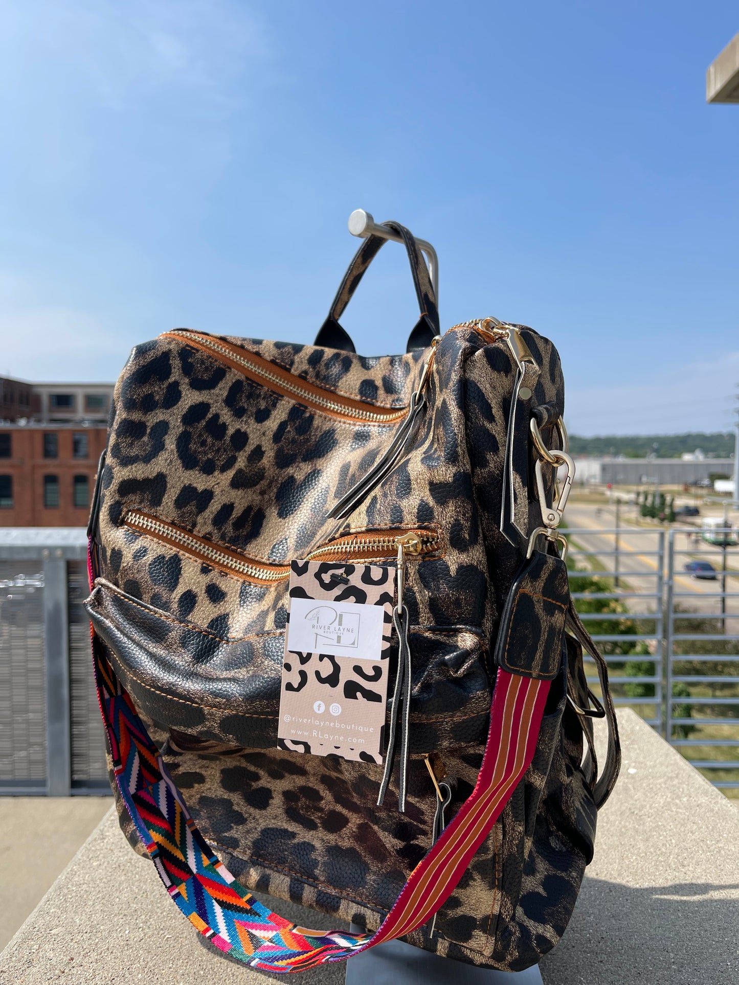 Cheetah Bookbag