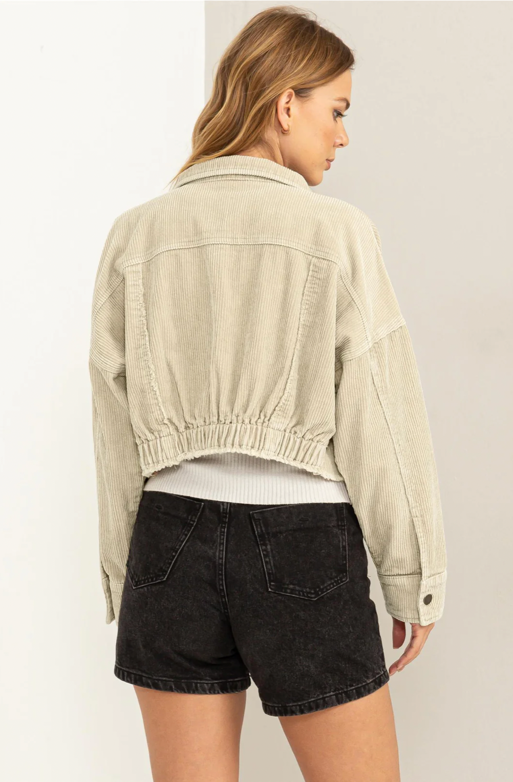 Kammi Corduroy Crop Jacket