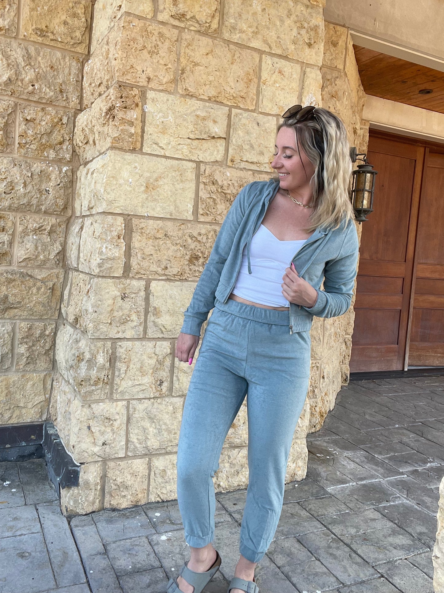 Terry Towelling Jogger Pants