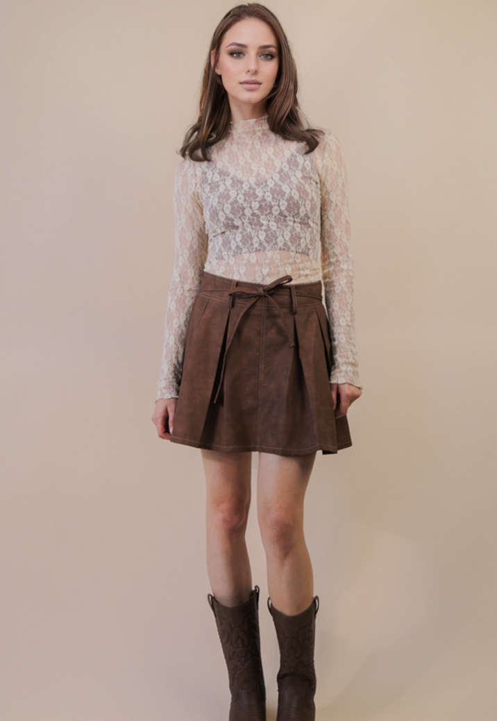 Echo Mesh Lace Long Sleeve