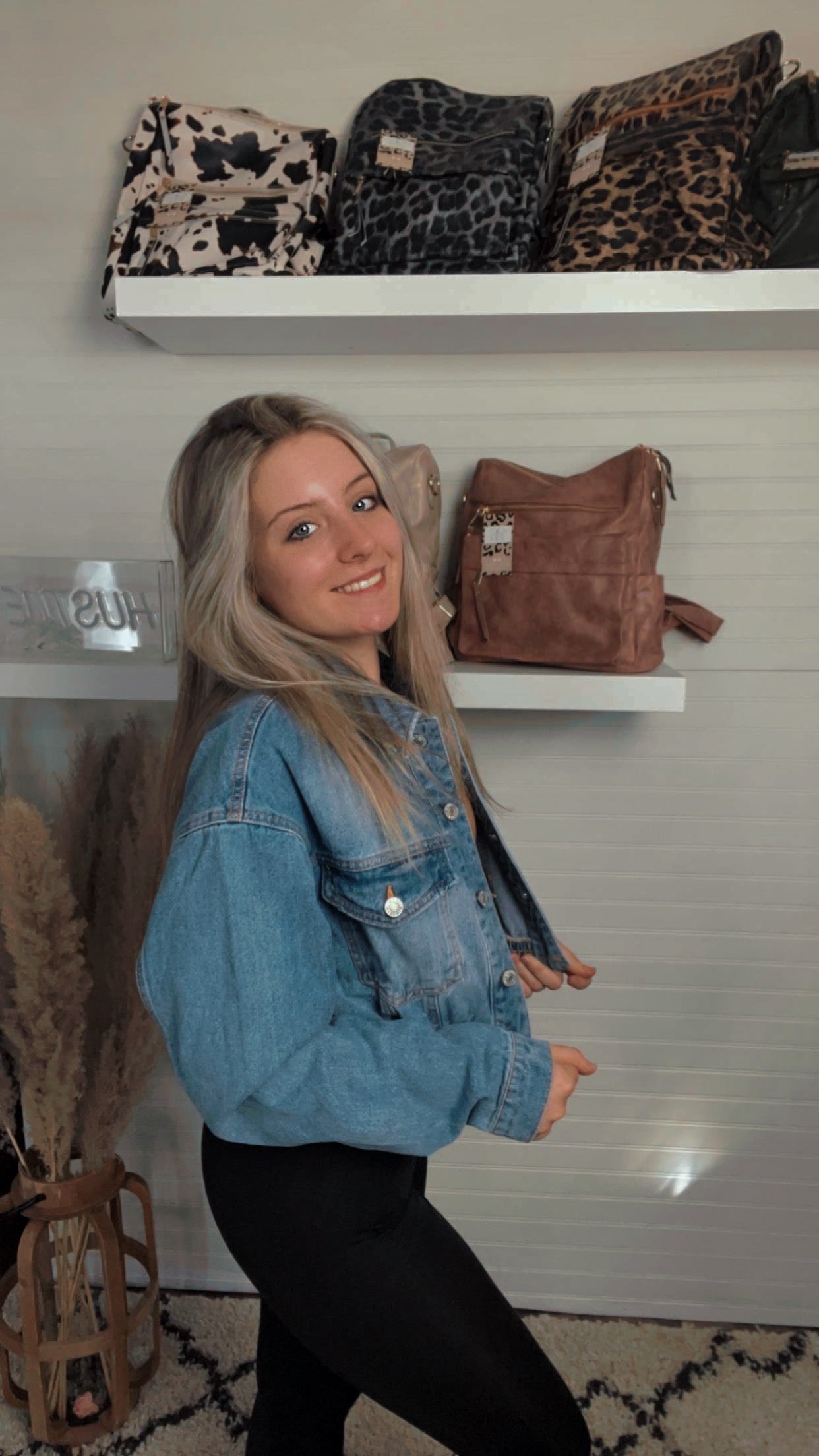 Boyfriend Cropped Denim Jacket