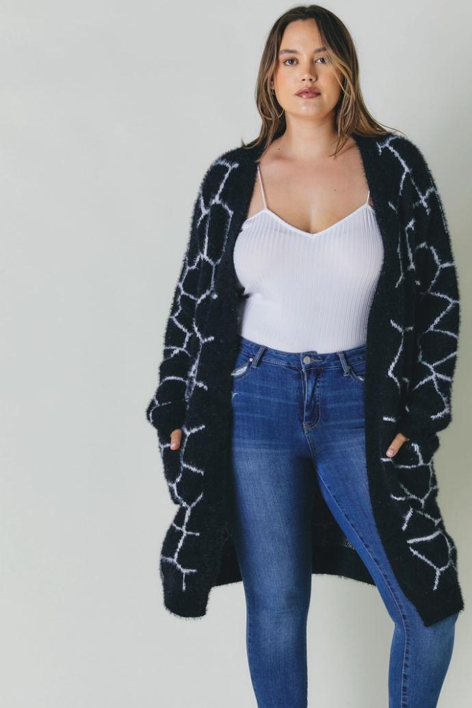 Lealo Printed Cardigan