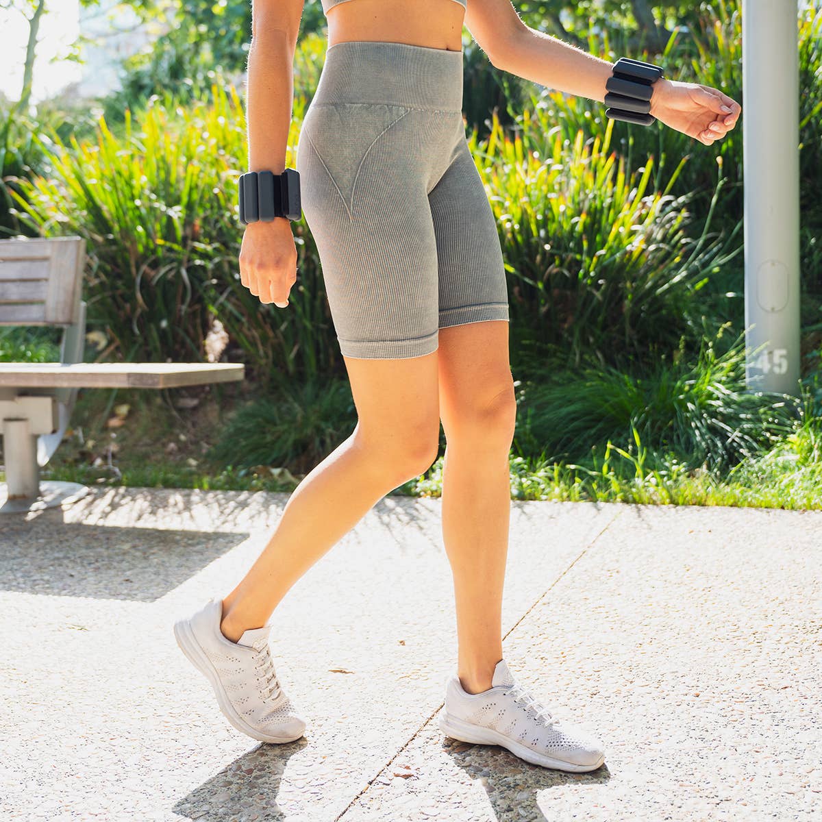 Nelly Ribbed Biker Shorts