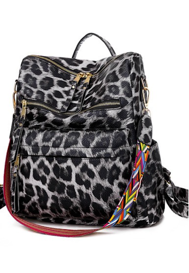 Leopard Bookbag