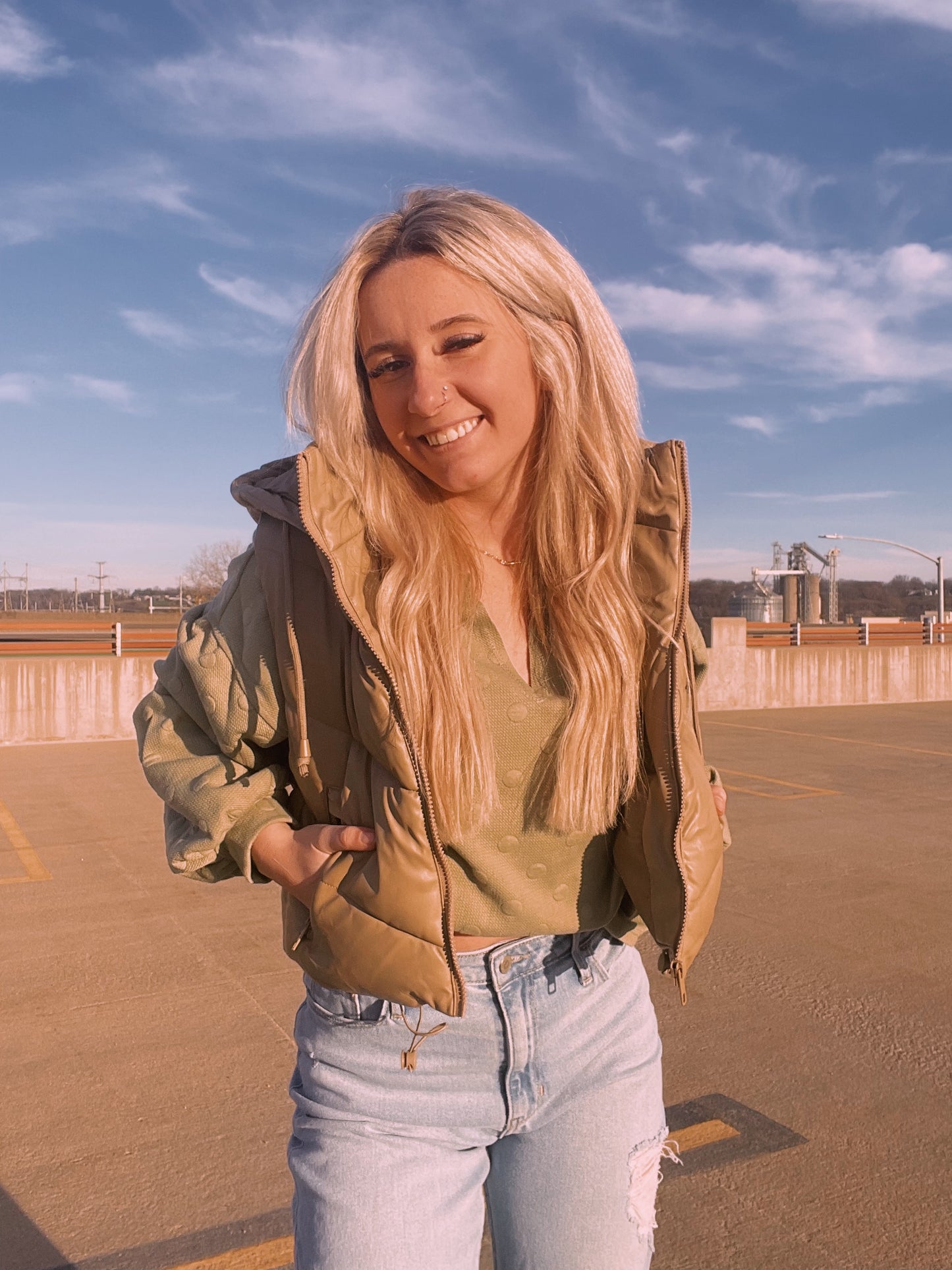 Camila Swiss Dot Sweater