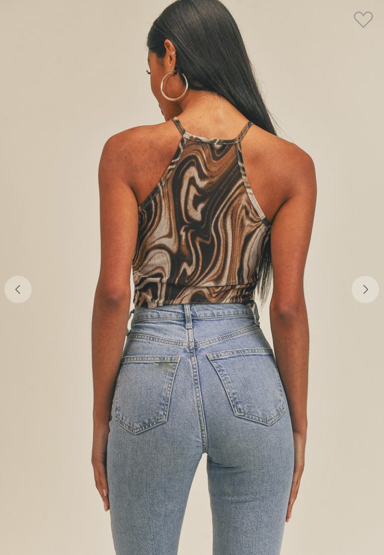 Marbled Mesh Razor Back