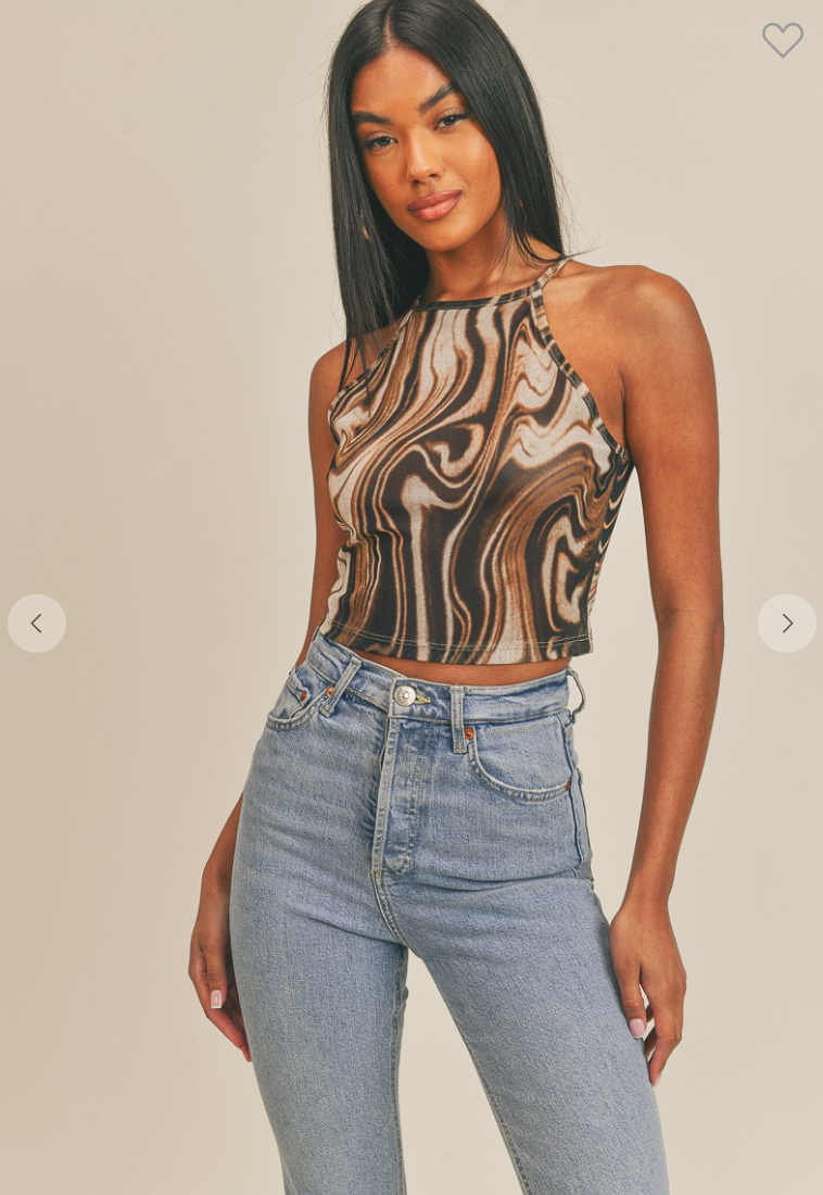 Marbled Mesh Razor Back