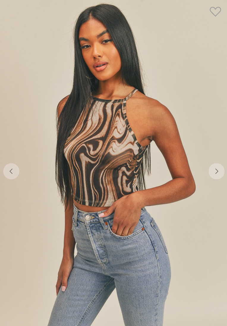 Marbled Mesh Razor Back