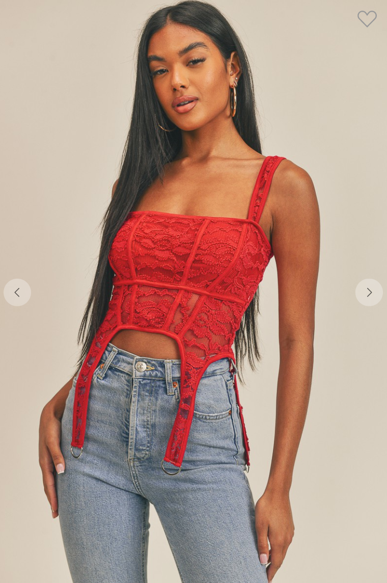 Scar Lace Crop