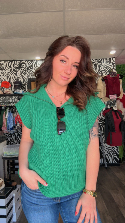 Georgia Sleeveless Sweater Vest