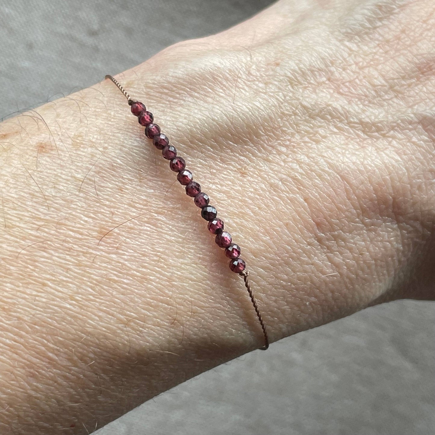 Garnet Bracelet- Passion