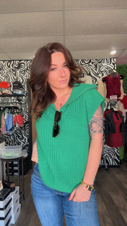 Georgia Sleeveless Sweater Vest