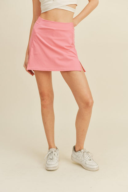 Paizlynn High Waist Tennis Skort
