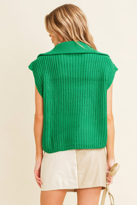 Georgia Sleeveless Sweater Vest