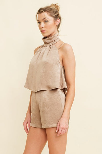 Olivia Halter Romper