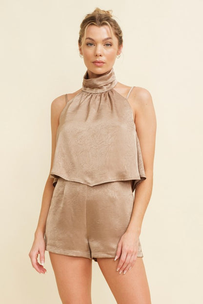 Olivia Halter Romper