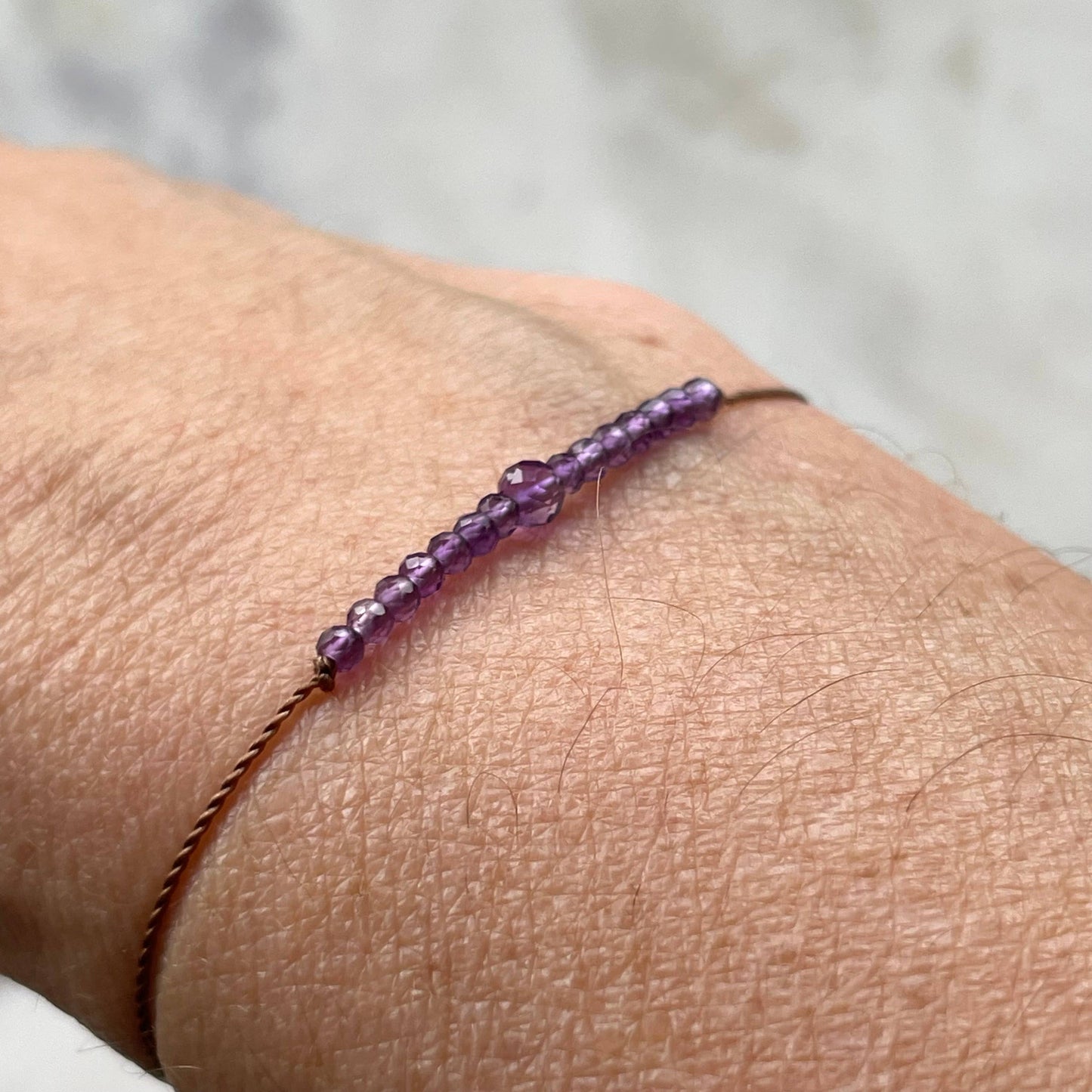 Amethyst Bracelet- Peace