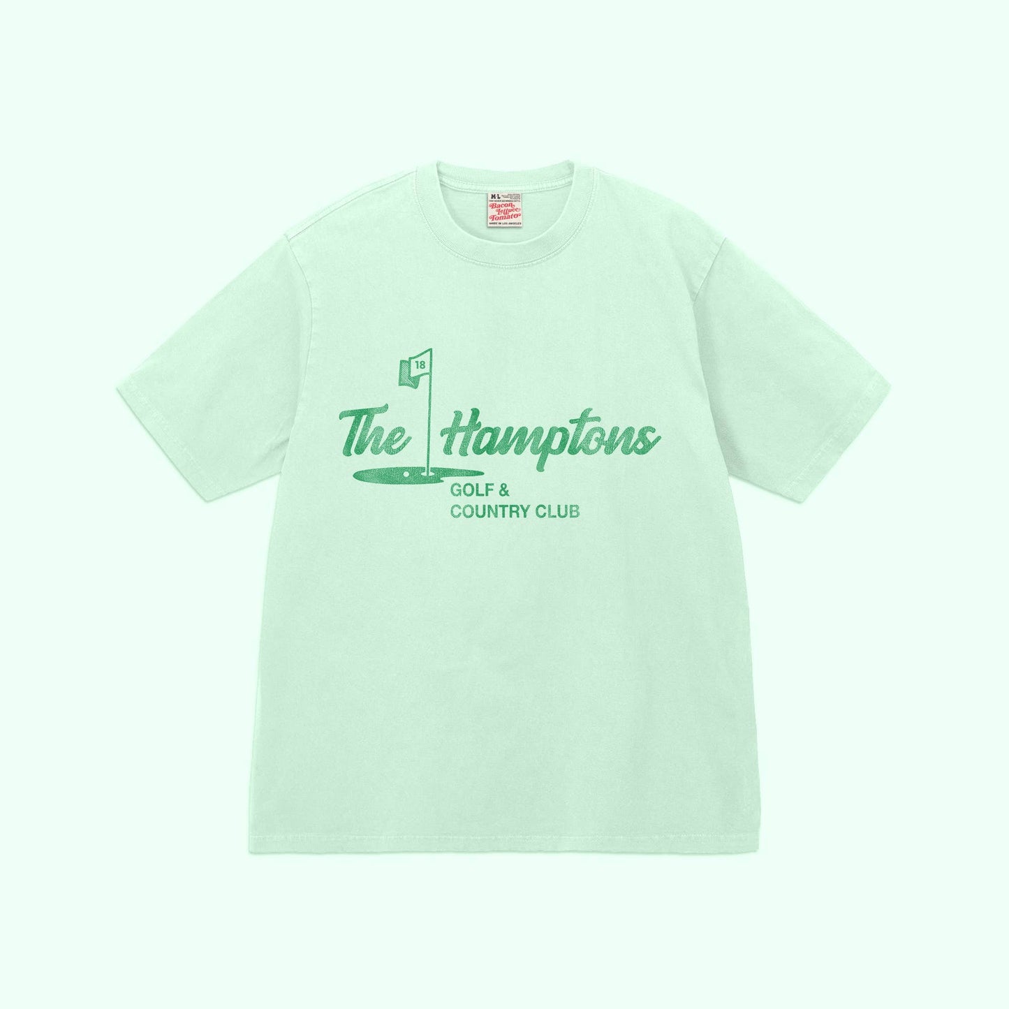 Hamptons Heavyweight Pigment-Dyed Crewneck Golf T-Shirt