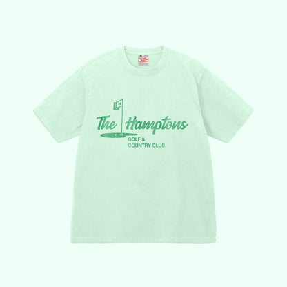 Hamptons Heavyweight Pigment-Dyed Crewneck Golf T-Shirt