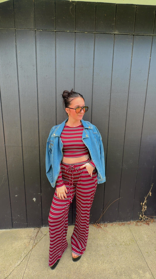 Lennon Striped Lounge Set