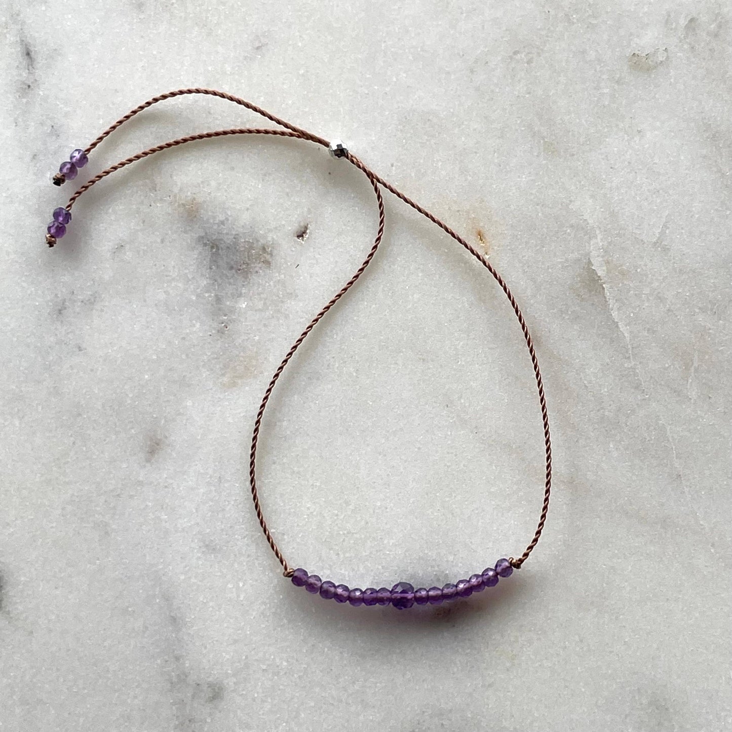 Amethyst Bracelet- Peace