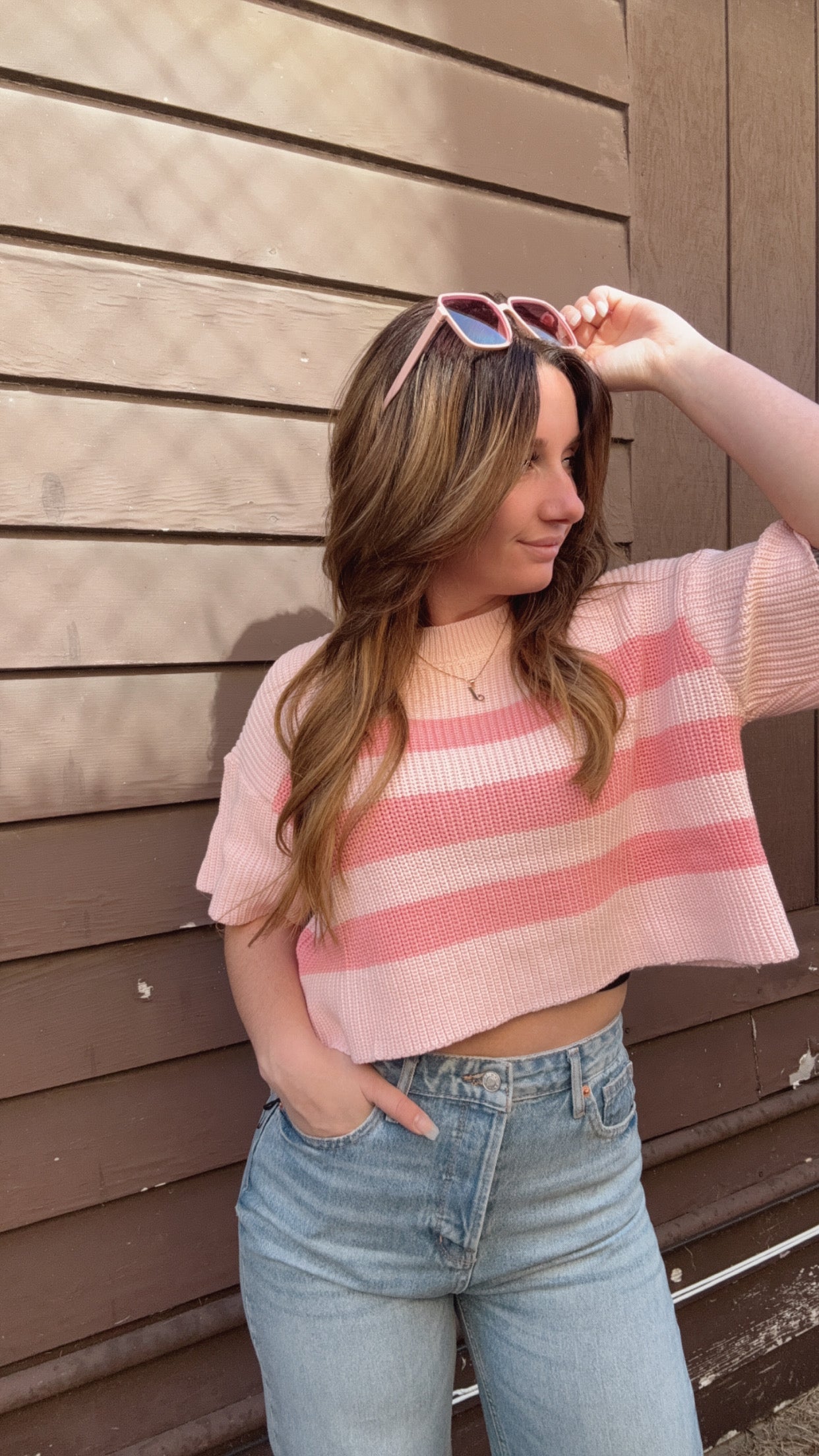 Layne Stripe Sweater Top