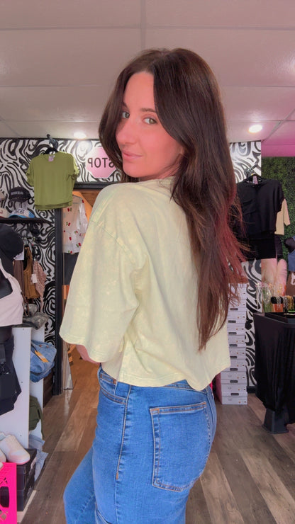 Sage Crop Top