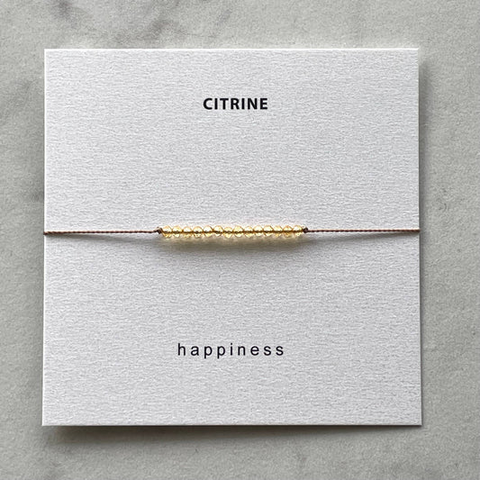 Citrine Bracelet- Happiness