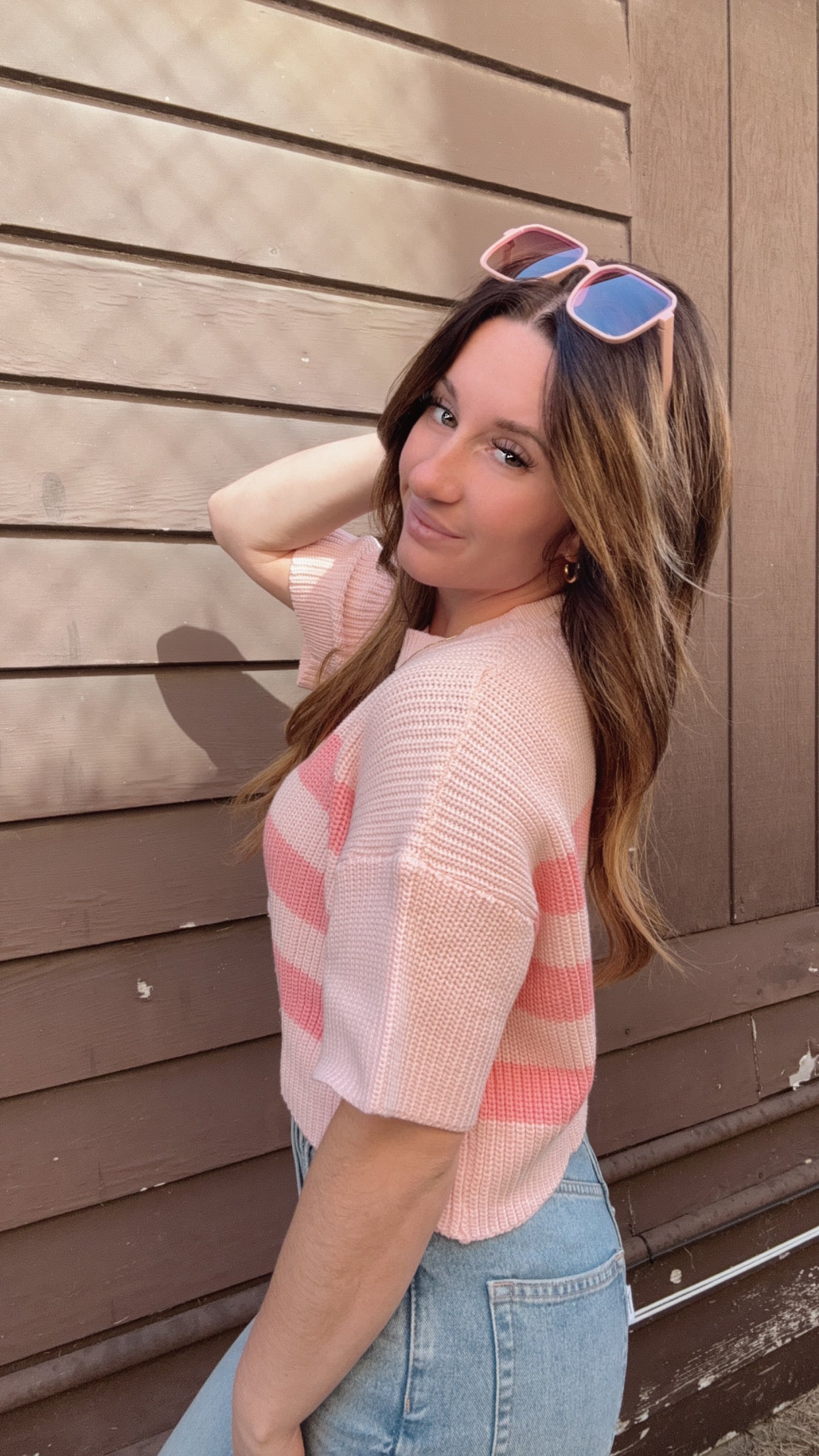 Layne Stripe Sweater Top