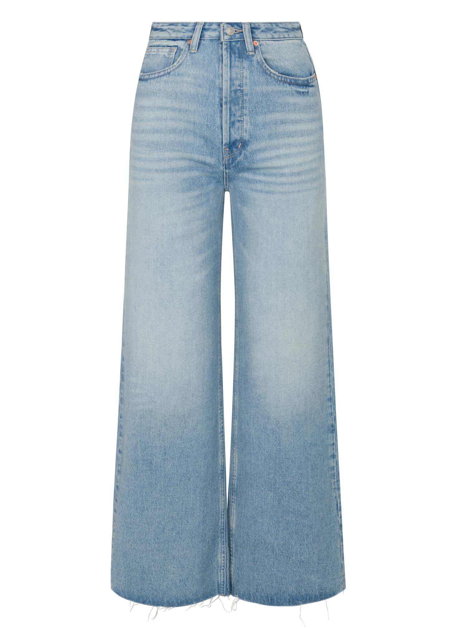 High Rise Wide Leg Authentic Beach - Bar - Pant Denim Pant