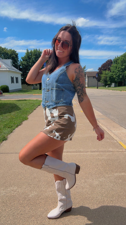 Amanda Printed Skort