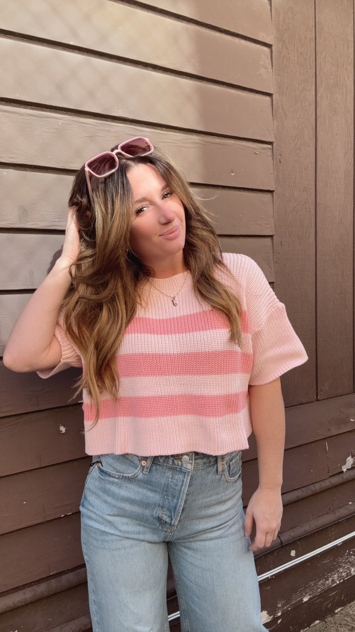 Layne Stripe Sweater Top