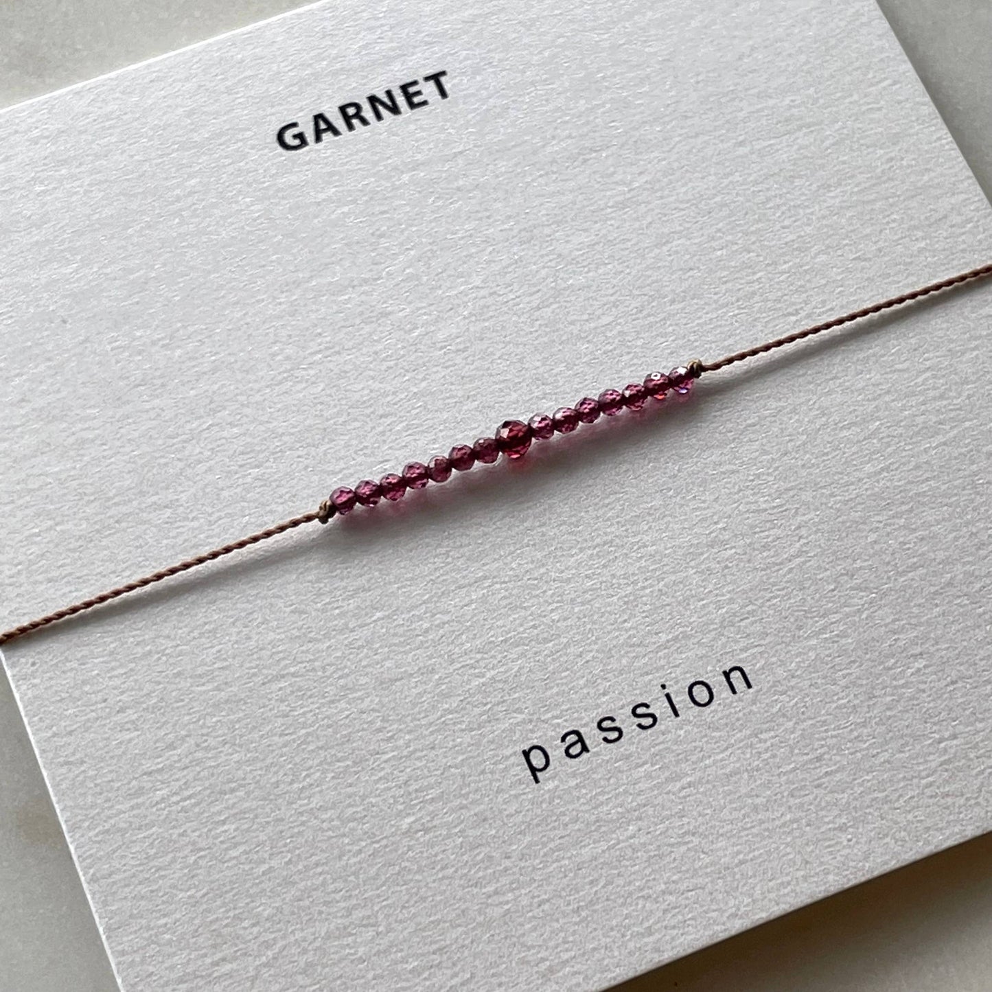 Garnet Bracelet- Passion