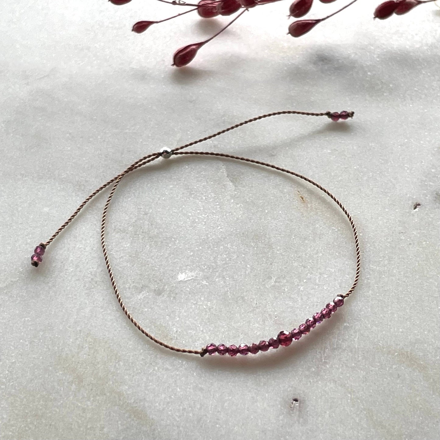 Garnet Bracelet- Passion