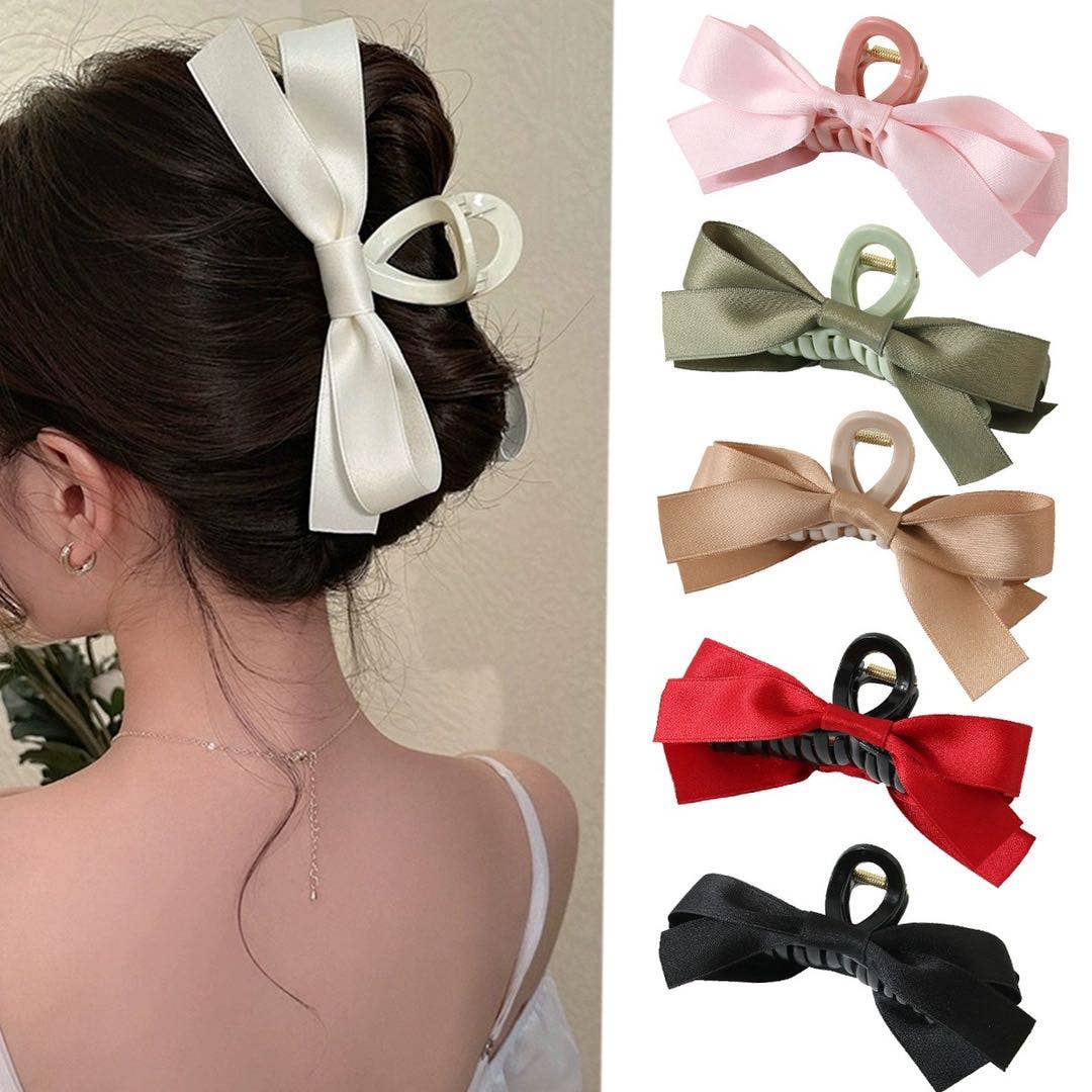 Bow hair clip