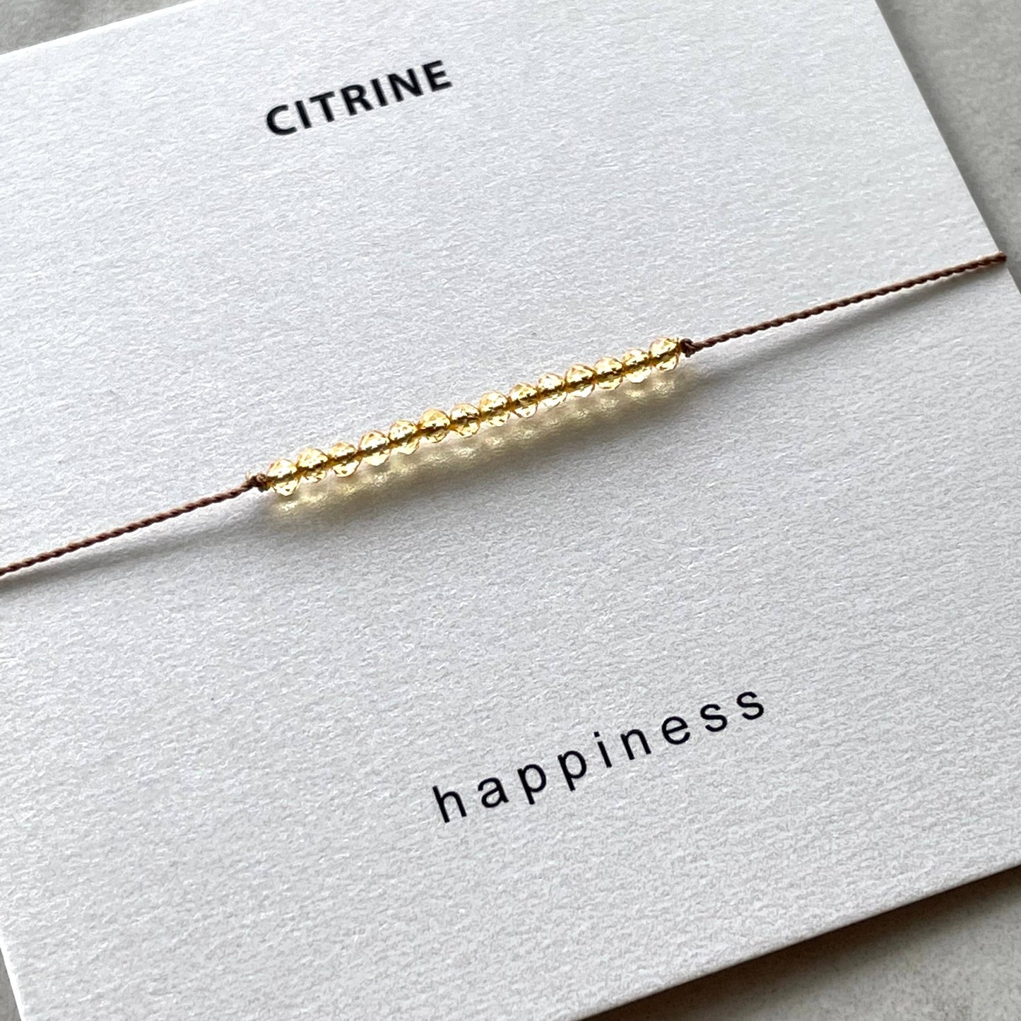 Citrine Bracelet- Happiness